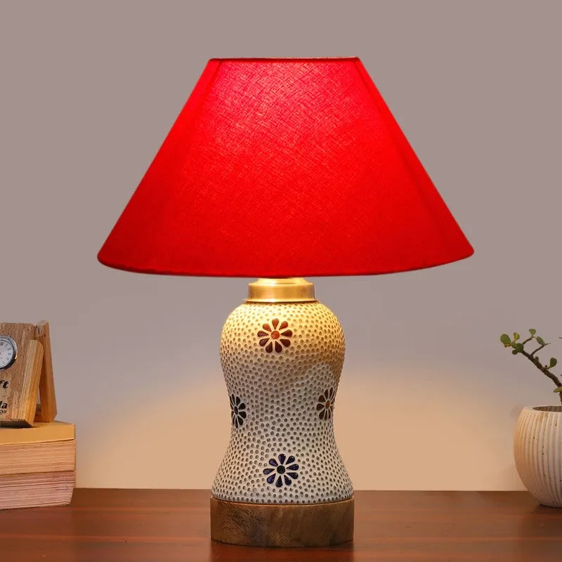 Ravellea Wooden Table Lamp - Multicolor media 3