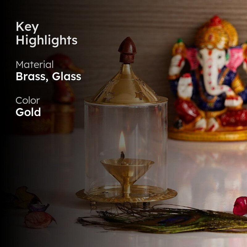 Dalaja Brass Diya - Small media 2