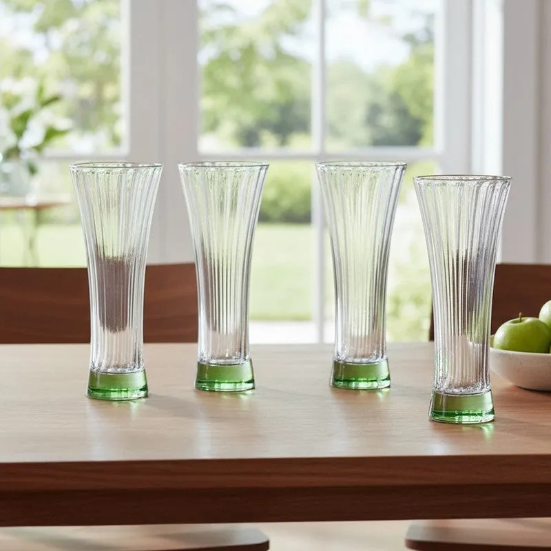 Meadow Green Beer Glasses (160 mL) - Set Of Four media 1