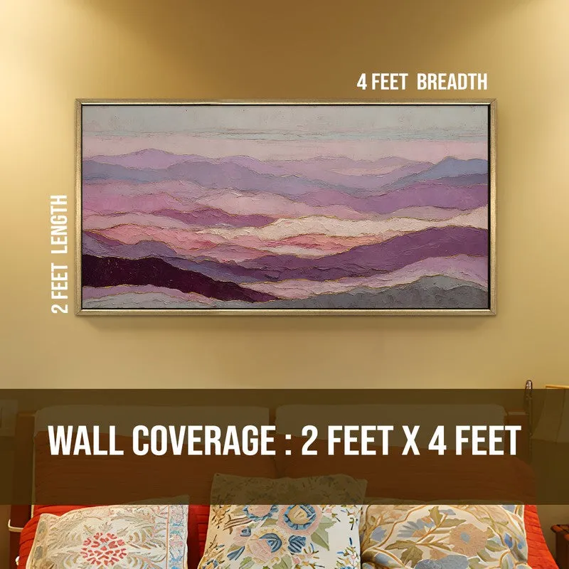 Purple Horizon Canvas Wall Art media 8