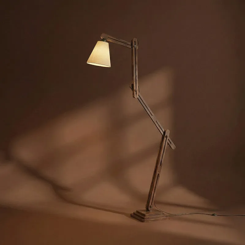 Kyros Jute and Wooden Floor Lamp media 7
