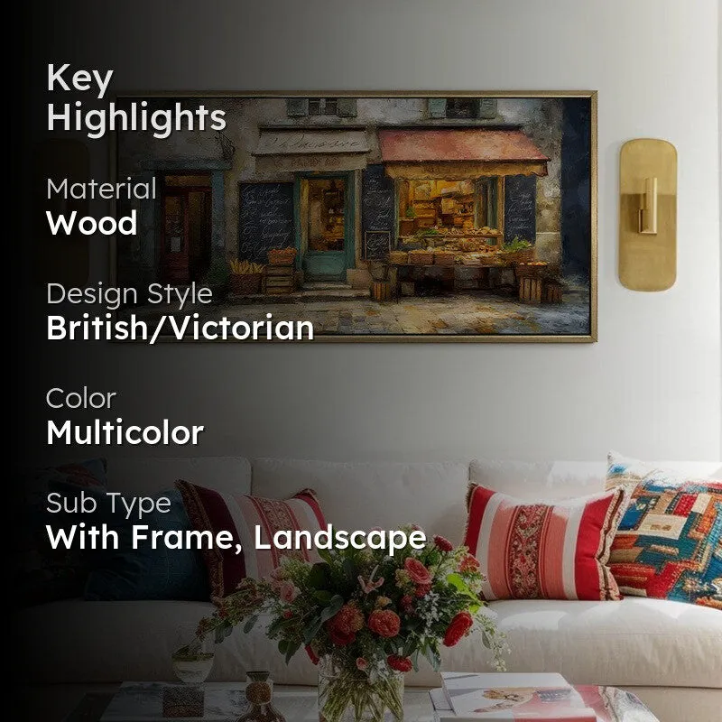 European Vintage Streetfront Boutique Wall Art media 2