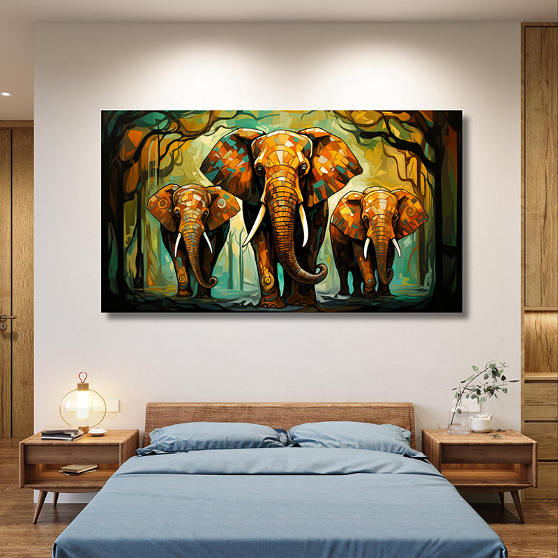 Vibrant Forest Giants Wall Art