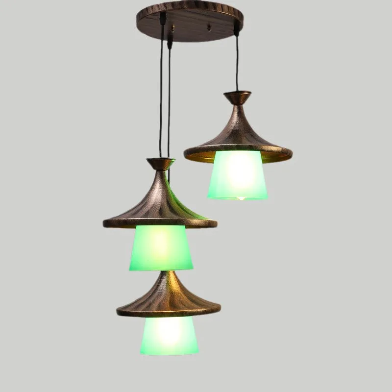 Green Glow PVC Ceiling Lamp media 4