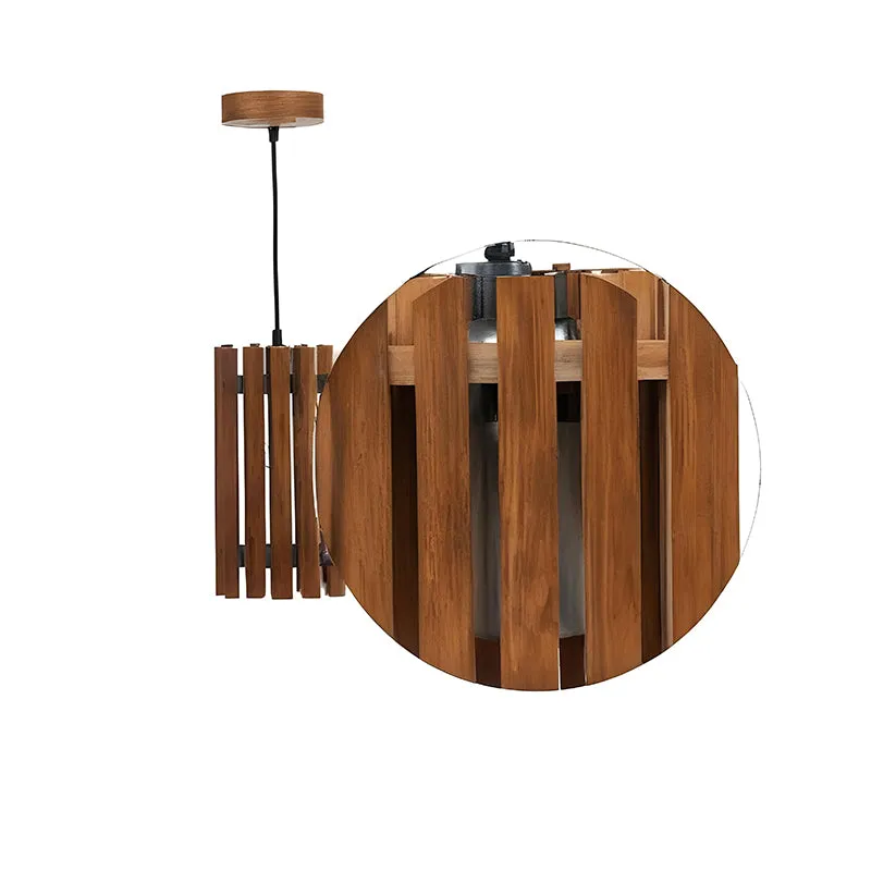 Kamari Single Wooden Ceiling Lamp media 6