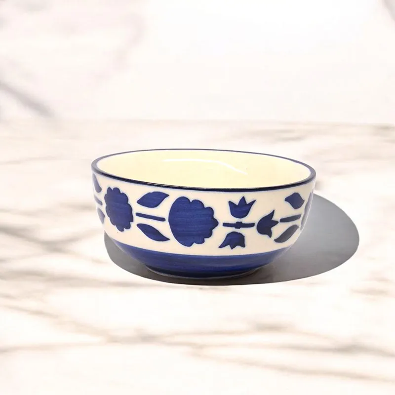 Ambar Fleura Soup Bowl With Spoon (250 mL) - Set Of Two media 3