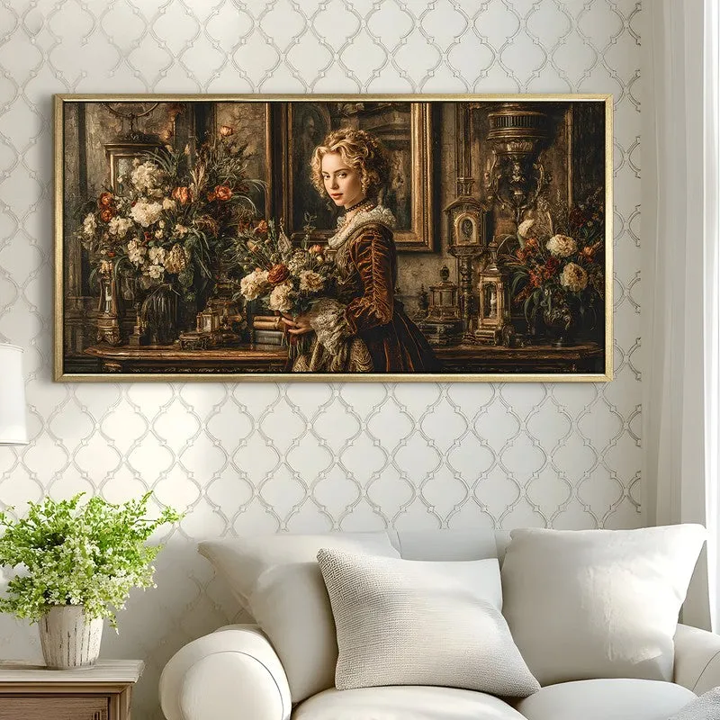 Petal Riches Canvas Wall Painting With Frame media 4