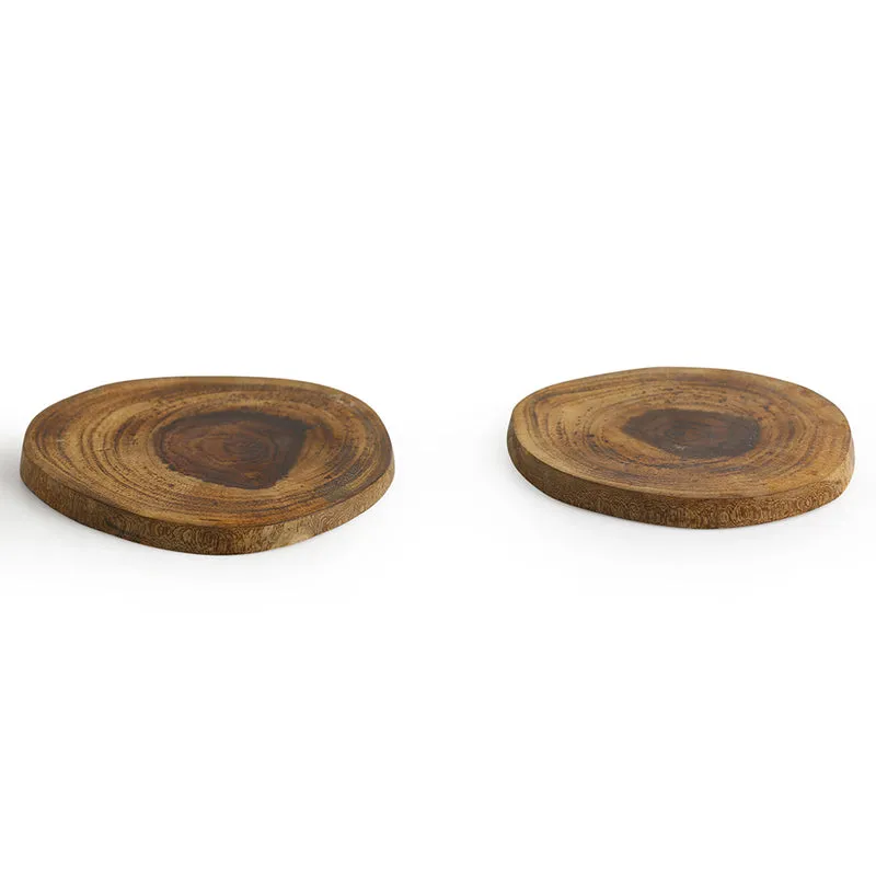 Log Scape Handcrafted Coaster - Set Of Six media 4