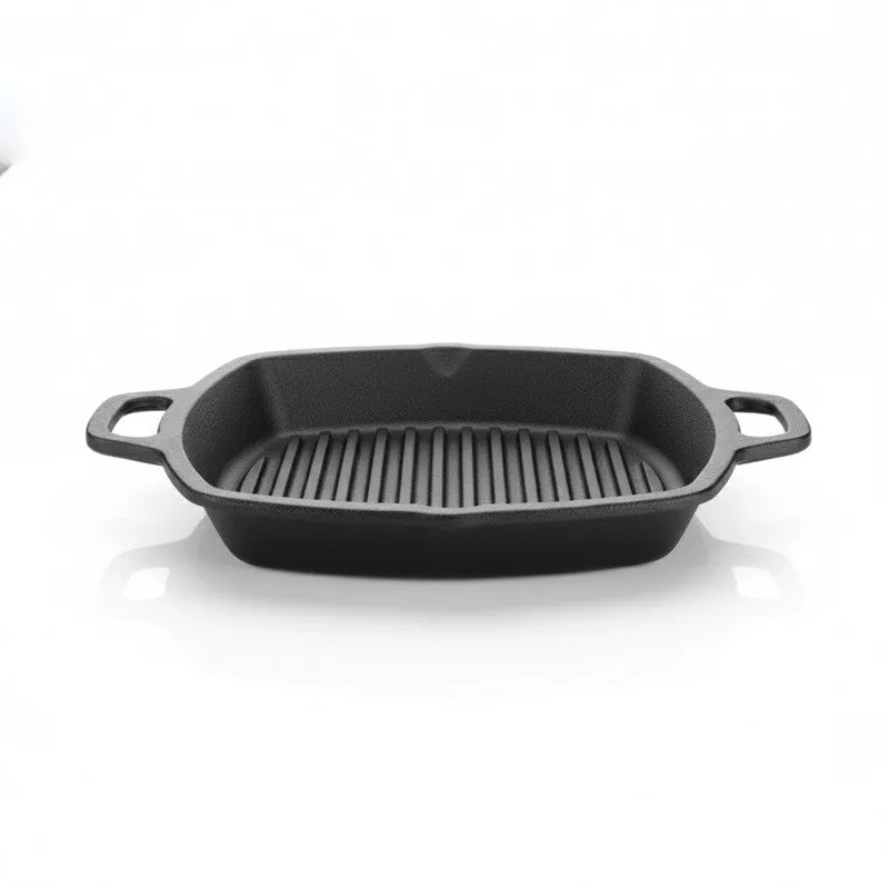 Quadro Double Handle Cast Iron Grill Pan media 3
