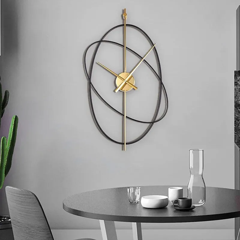 Second Silent Wall Clock - Black media 1