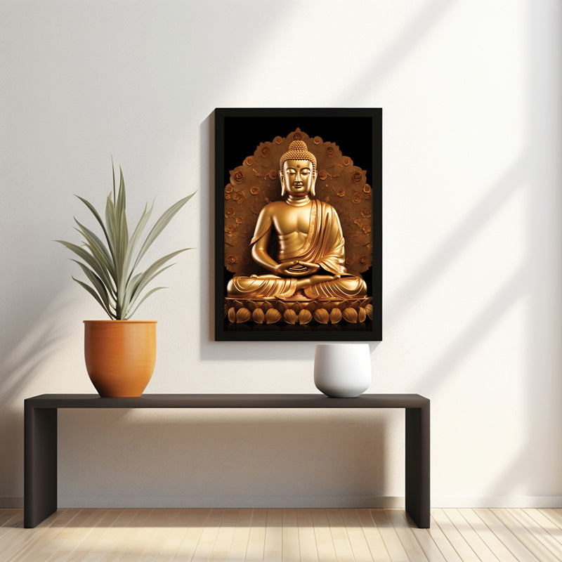 Seraphic Vision Buddha Wall Painting