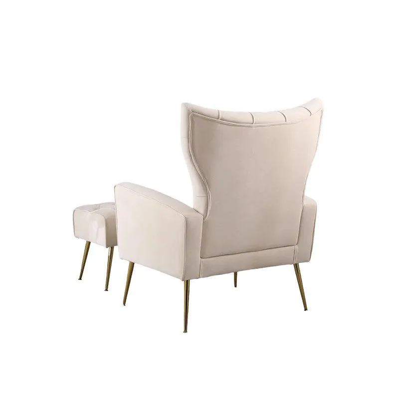 Simplex Neem Wood Lounge Chair (Beige) - Two Piece Set media 6