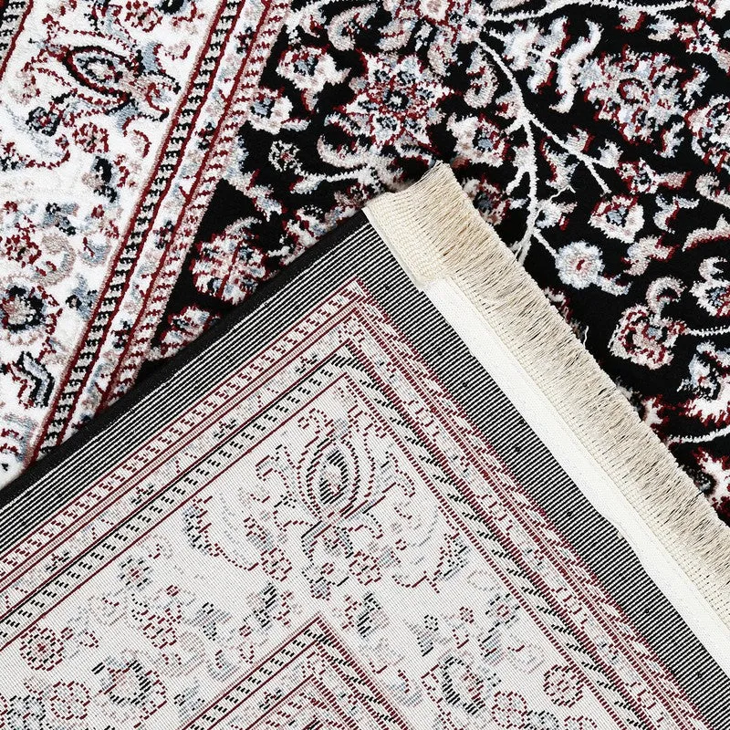 Noorvan Art Silk Carpet - Black media 7