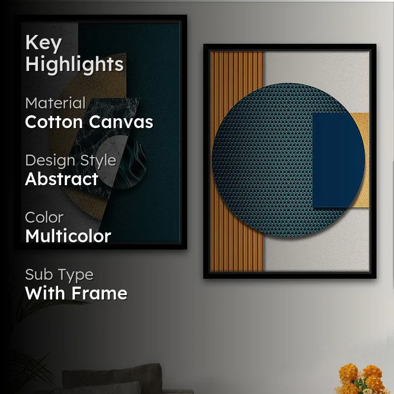 Cordelia Abstract Wall Art - Set Of Two media 2