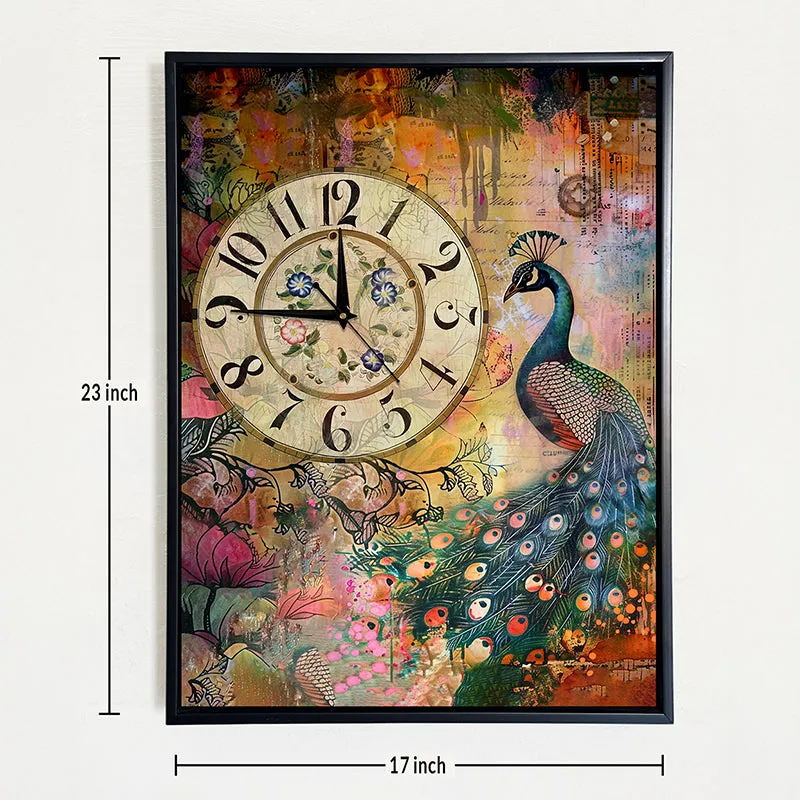 Peacock Time Wall Art media 6