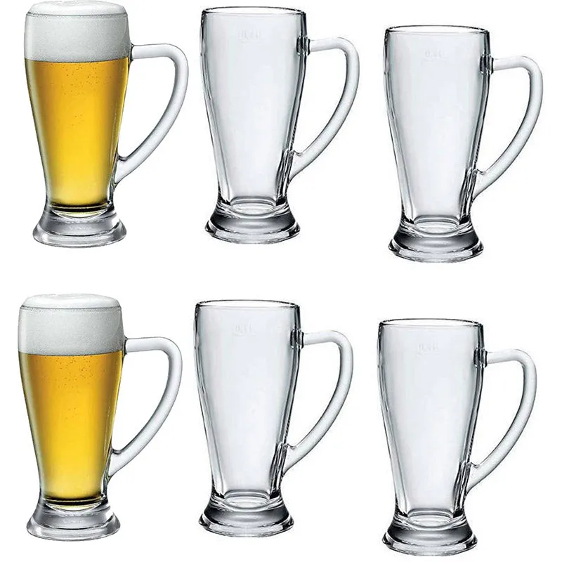 Porlo Beer Mug (250 ML) - Set Of Six media 1