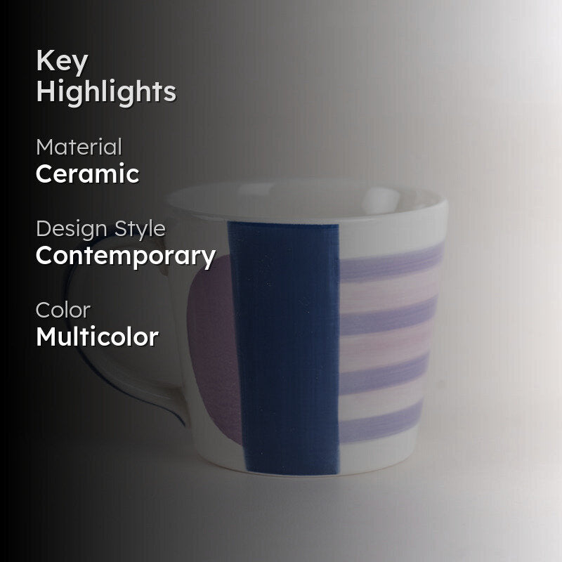 Vanilla Ceramic Tea Cup (150 mL) media 2