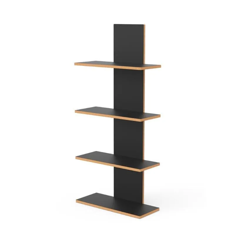 Quadra Block Wall Shelf - Black media 4