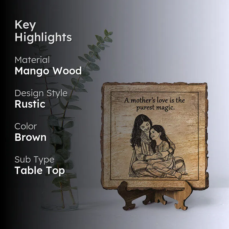The Purest Magic Wood Showpiece - Square media 2