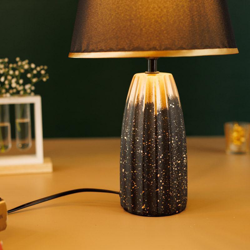 Ebla Ceramic Table Lamp - Black,Brown media 5