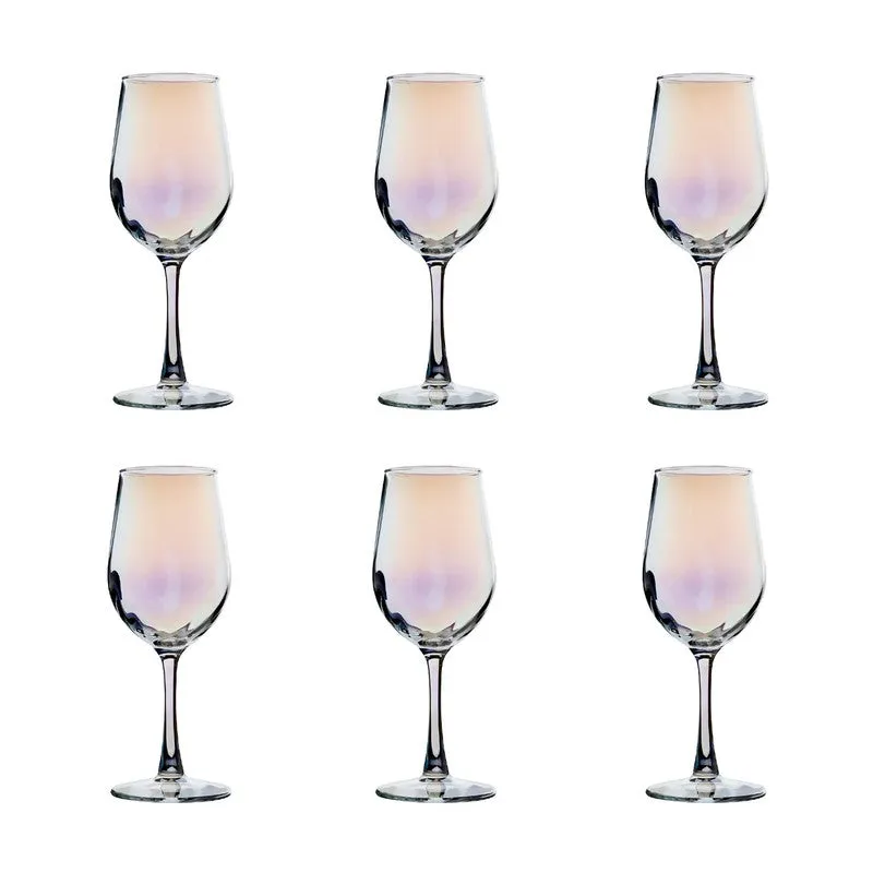 Nero Glass Wine & Champagne Glasses (310 mL Each) - Set Of Six media 3
