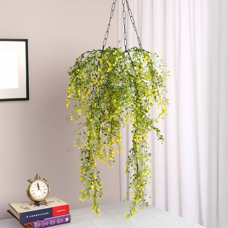 Verdhang VII Artificial Hanging Vine (Yellow) - 2.7 Feet