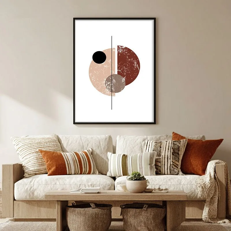 Tectonic Shift Canvas Wall Painting With Black Frame media 5