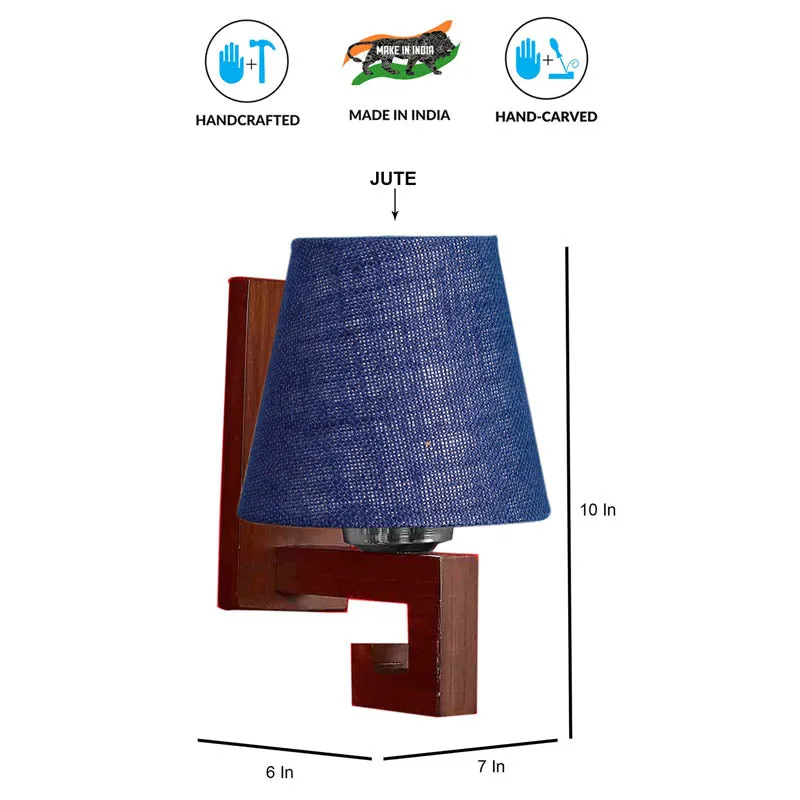 Marine Conical Wooden Wall Lamp media 6