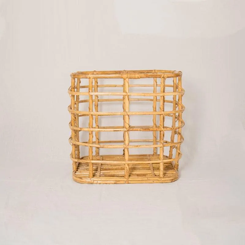 Raleigh Wicker Rattan Storage Basket media 3