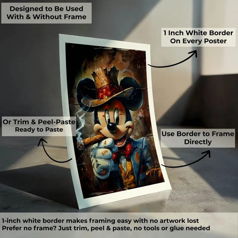 Whimsical Mickey Wall Poster media 10