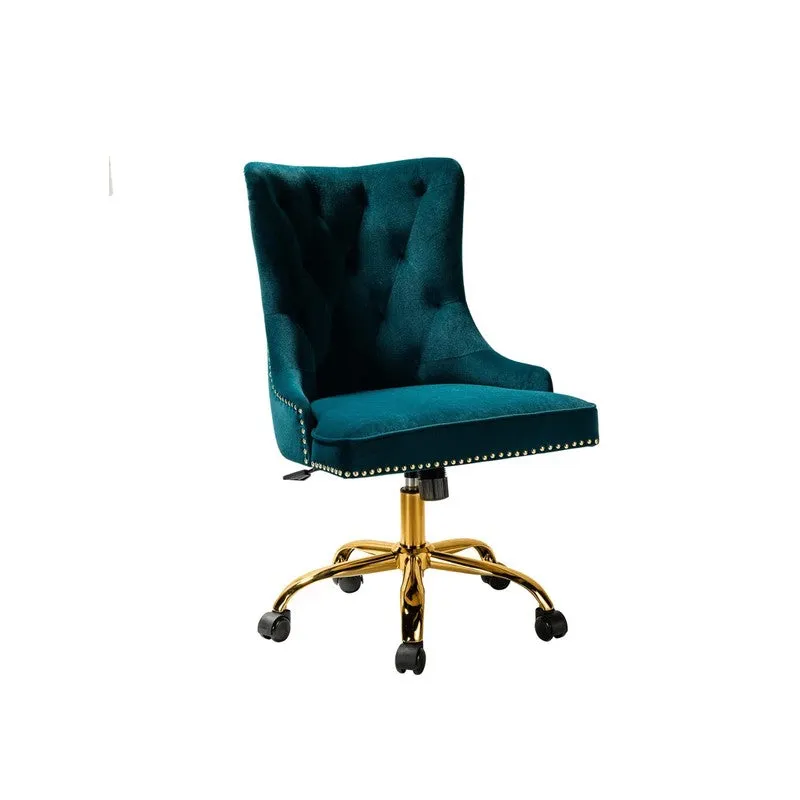 Seatra Neem Wood Office Chair - Blue media 3