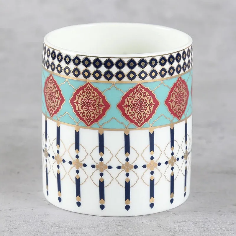 India Circus Circus Floral Bone China Coffee Mug (350 mL Each) - Set Of Two media 5