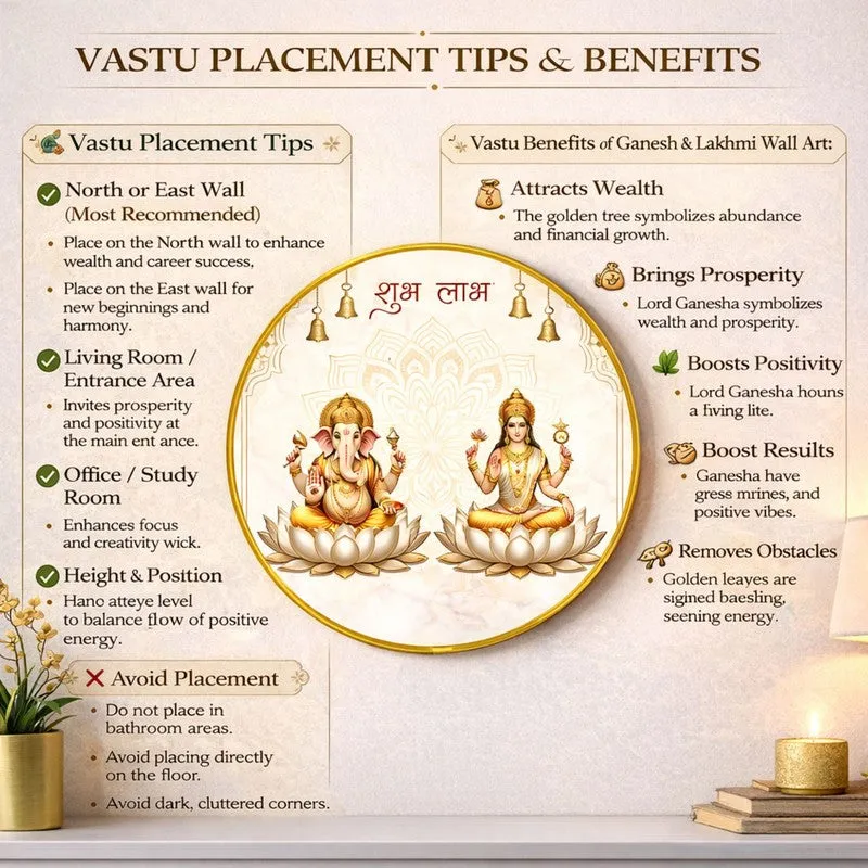 Shubh Labh Paper Wall Painting With PVC Frame media 6