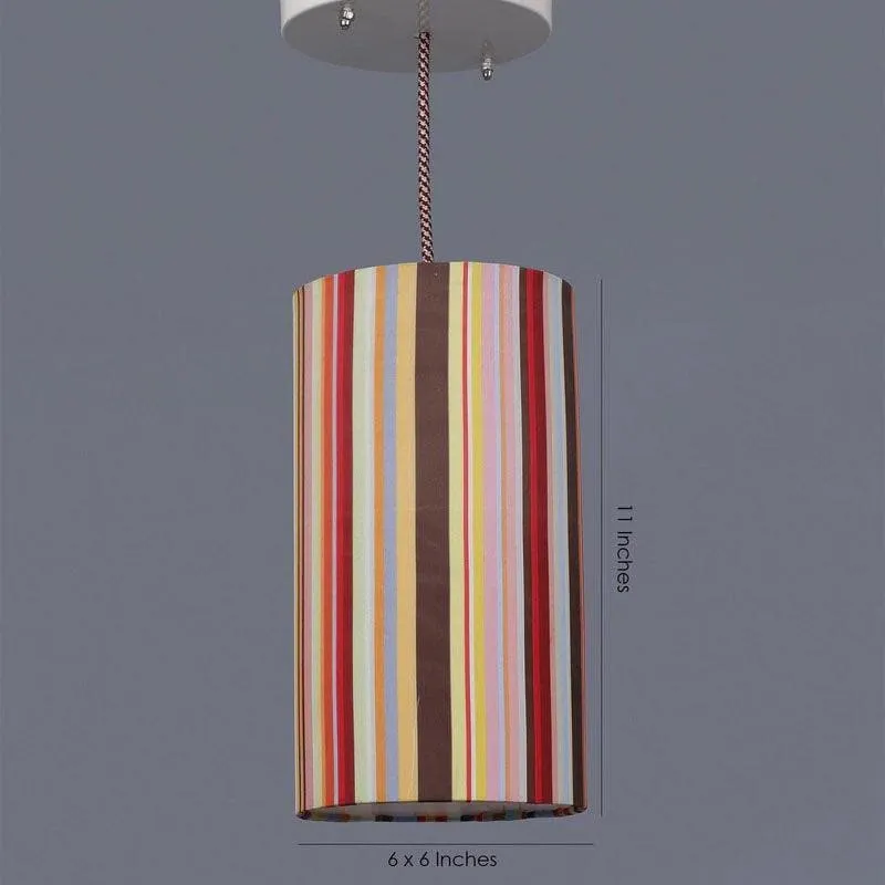 Multiway Stripe Fabric Ceiling Lamp media 4