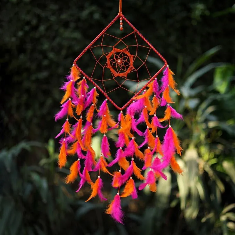 Rhombus Loom Fancia Dreamcatcher With Light media 4