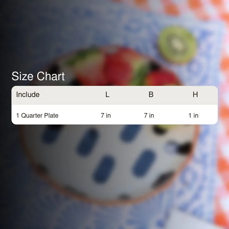 Grazia Ceramic Quarter Plate media 6