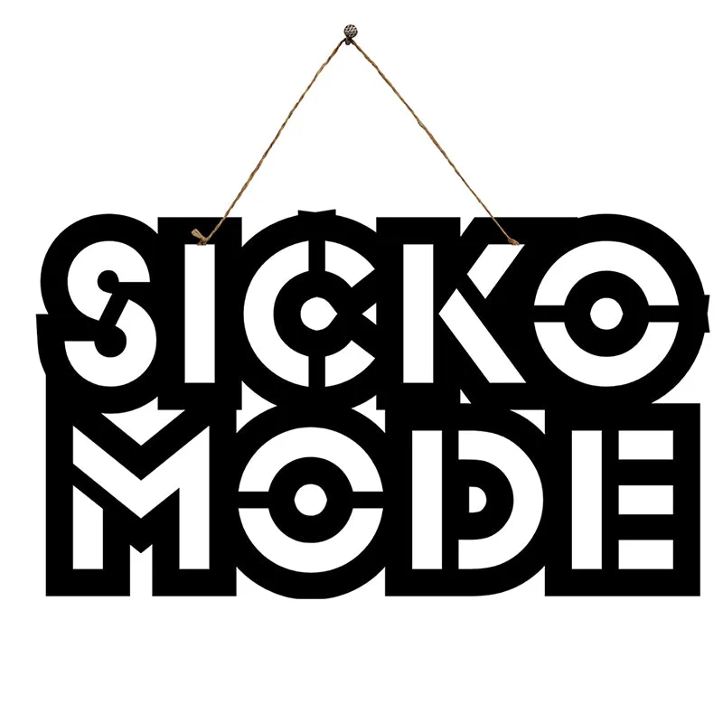 Sicko Mode Mild Steel Wall Accent media 3
