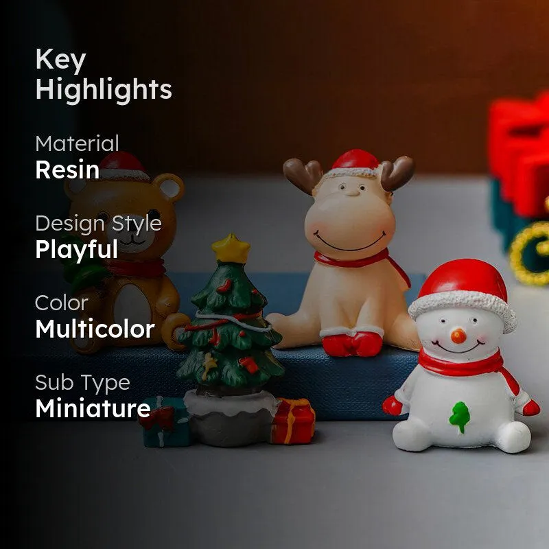 Yuletide Buddies Resin Figurine - Set Of Four media 2