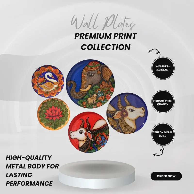 Lotus Serenity Wall Plates - Set of Five media 7