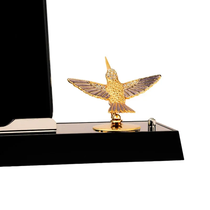 Shadowline Humming 24K Gold Plated Mild Steel Desk Organiser media 5