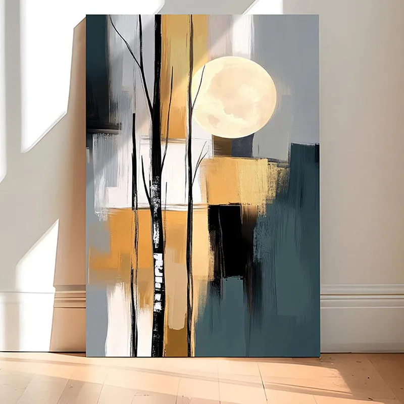 Ethereal Whirl Canvas Abstract Wall Art media 2