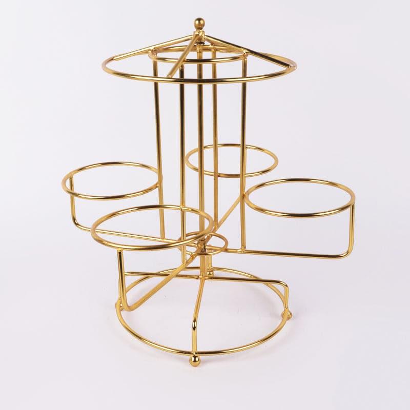 Merry Go Round Dry Fruit Container With Stand (350 mL Each)  - Five Piece Set media 5