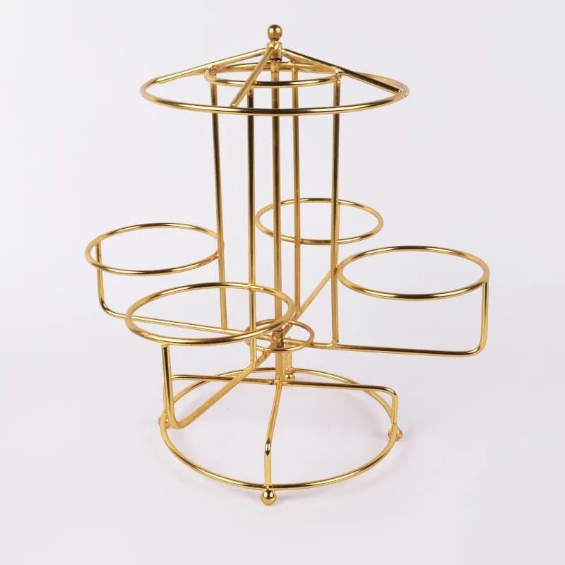 Merry Go Round Dry Fruit Container With Stand (350 mL Each)  - Five Piece Set media 5