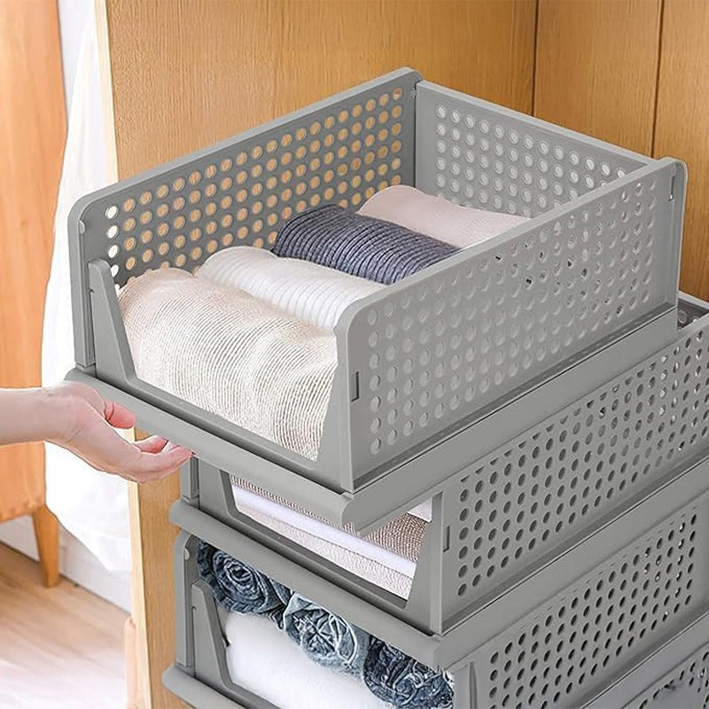 Closette Three Tier Cloth Organiser - Set of Three media 5