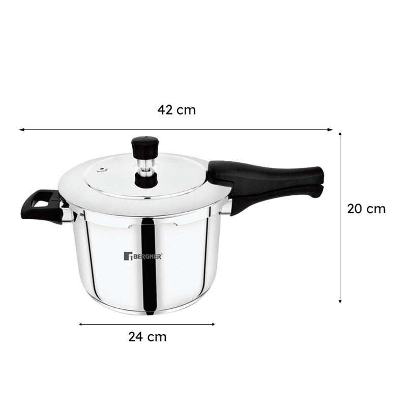 Bergner Induction Safe Pressure Cooker - 5000 ml/20 inches media 9