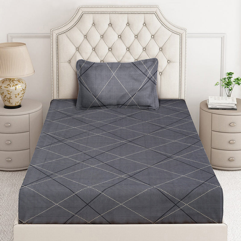 Axis Art Geometric Bedsheet - 130 GSM media 3