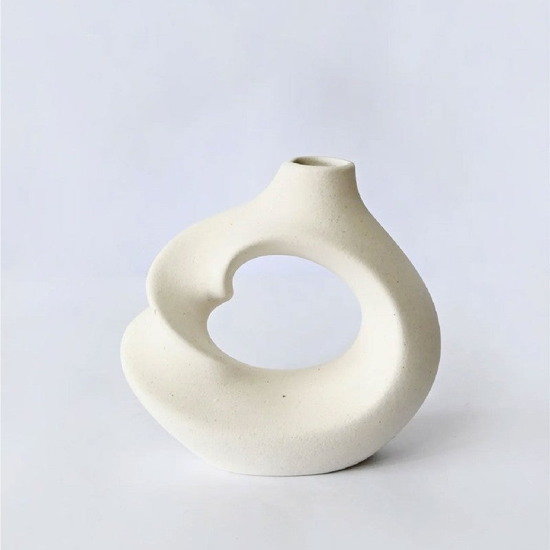 Zen Loop Ceramic Vase media 3
