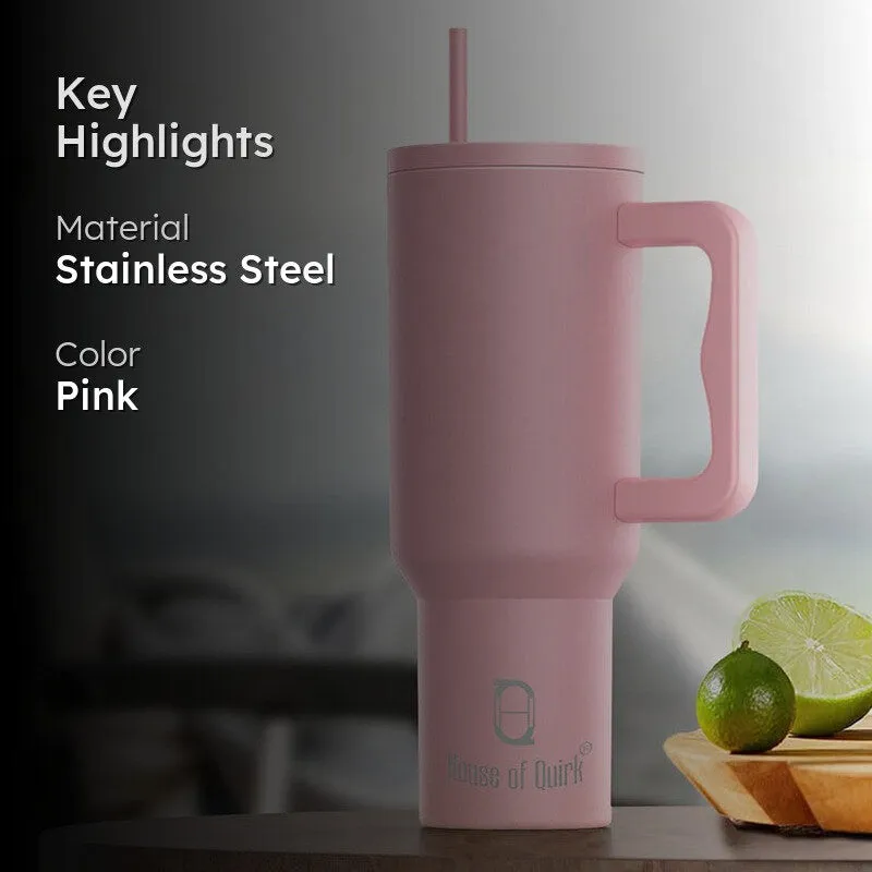 Hydra Boost Stainless Steel Tumbler (1200 ML) - Pink media 2
