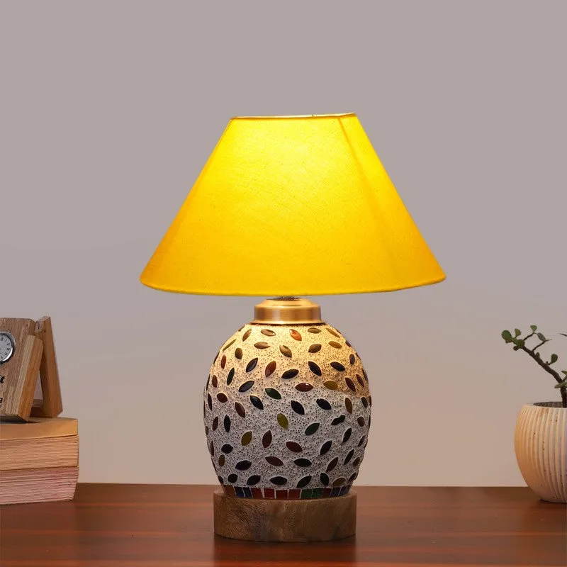 Lushira Wooden Table Lamp - Multicolor media 3