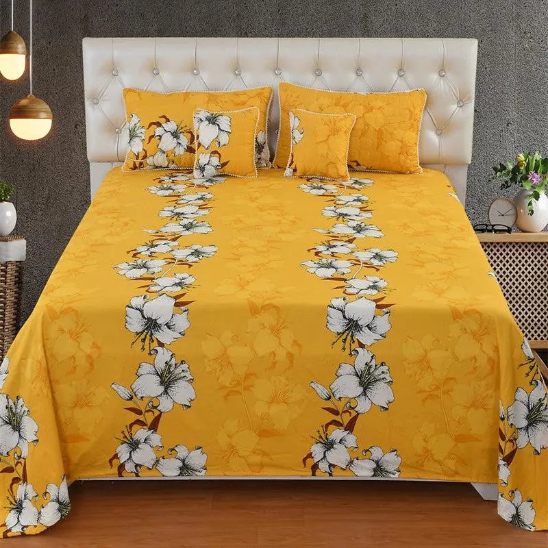 Nivatha Pompom Laced  Microfiber Bedding Set - Five Piece Set media 3